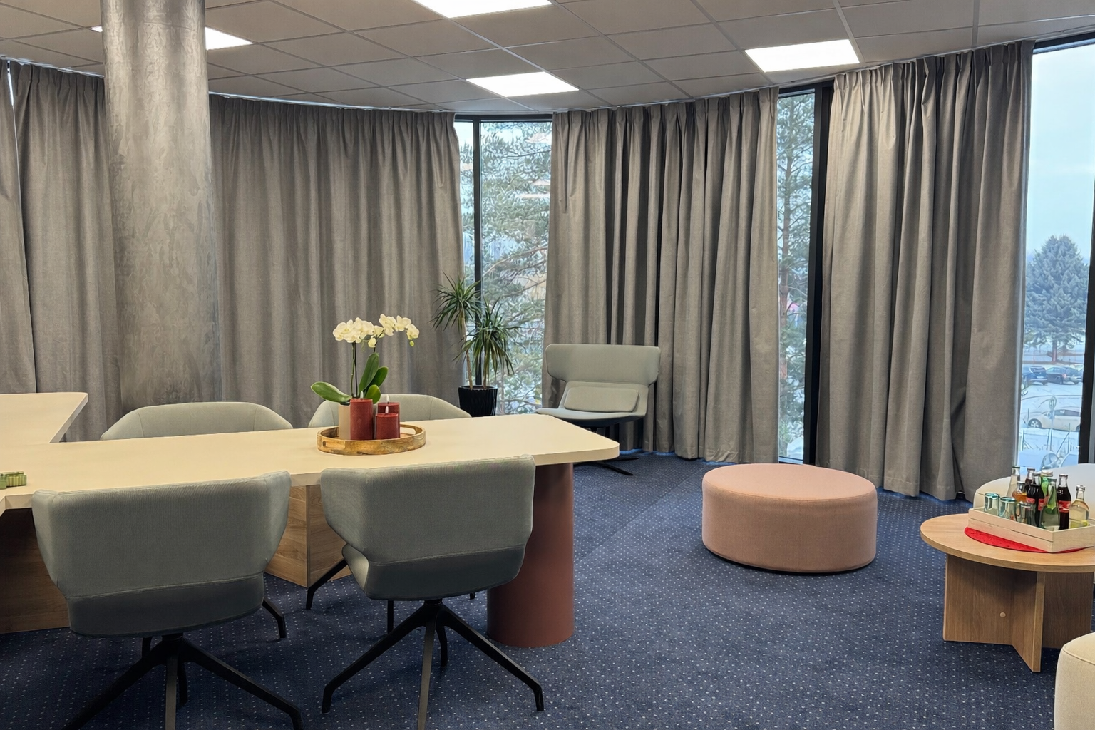 kancelarske zavesy na mieru bargertex